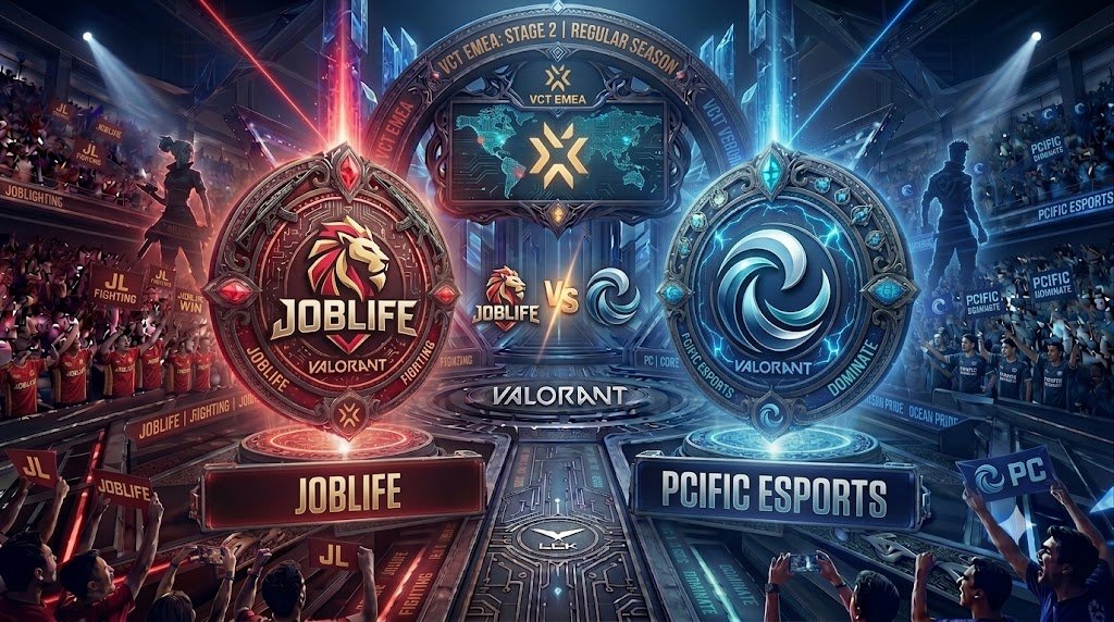 Prognose für das Spiel Joblife vs. Pcific Esports bei der VCT EMEA: Stage 2 in Valorant