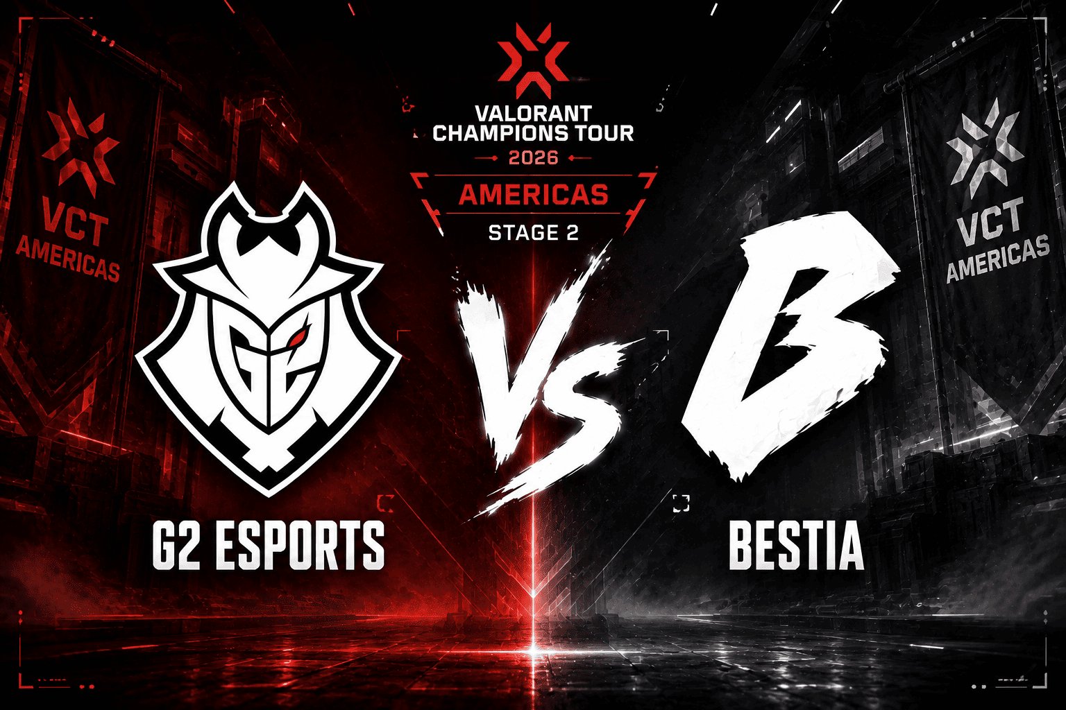 G2 Esports kontra BESTIA na VCT 2026: Americas Stage 2: typy i gdzie oglądać mecz