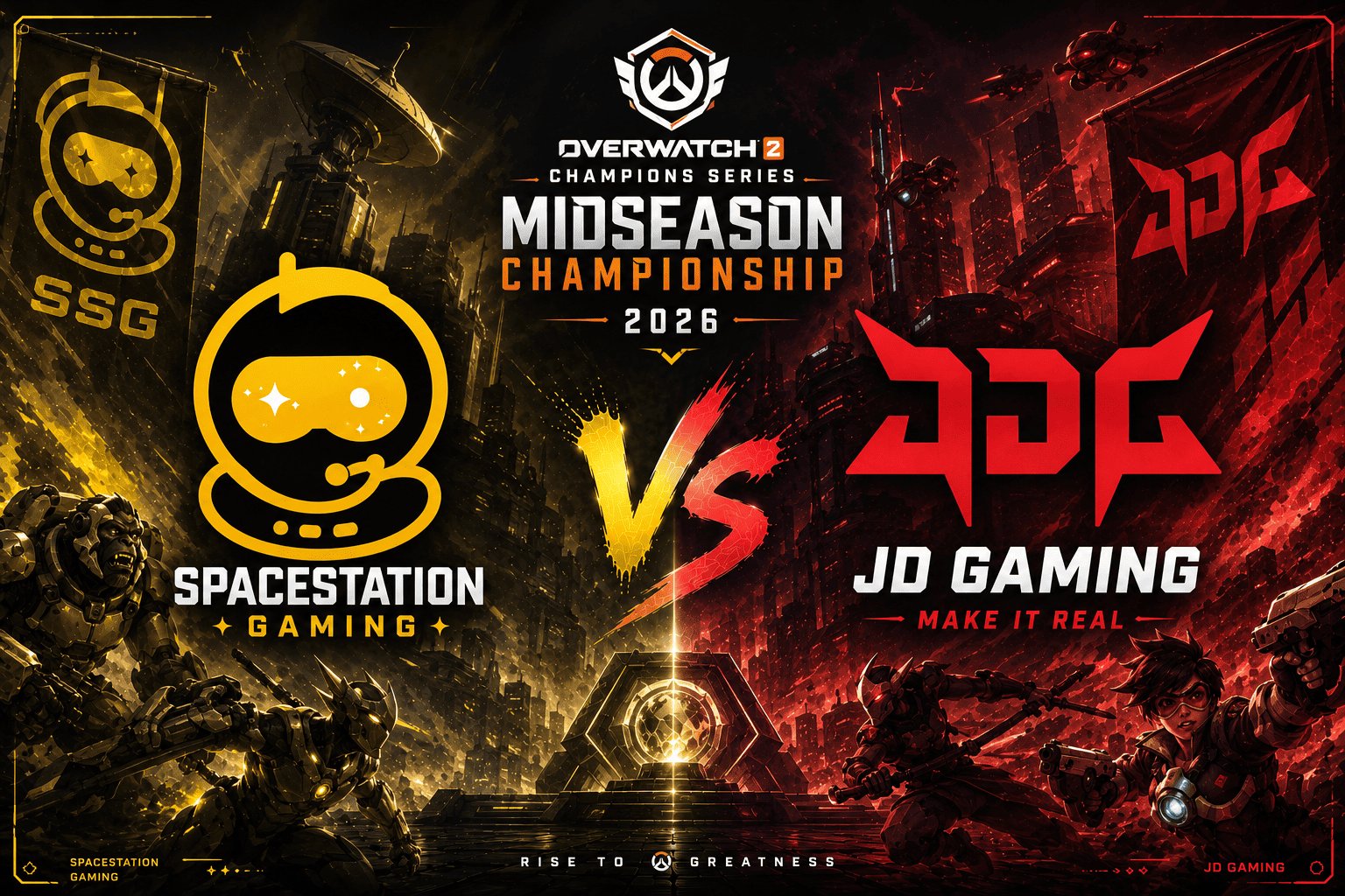 Palpite de Jogo Spacestation Gaming vs JD Gaming: OWCS Midseason Championship 2026 (Overwatch 2)