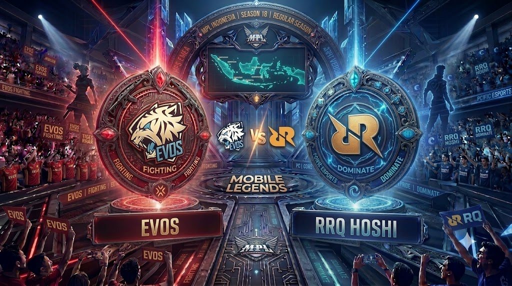 Prognose für das Spiel EVOS vs. RRQ Hoshi bei der MPL Indonesia Season 18 in Mobile Legends