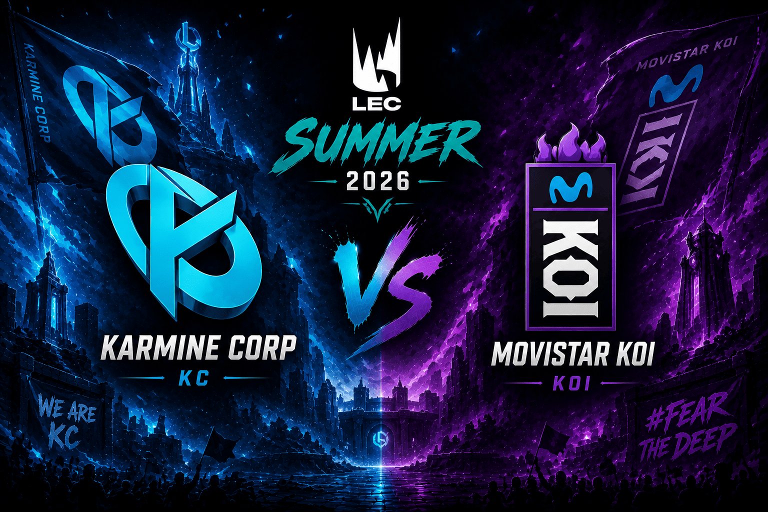Previsão de Partida Karmine Corp vs Movistar KOI no LEC Summer 2026 League of Legends