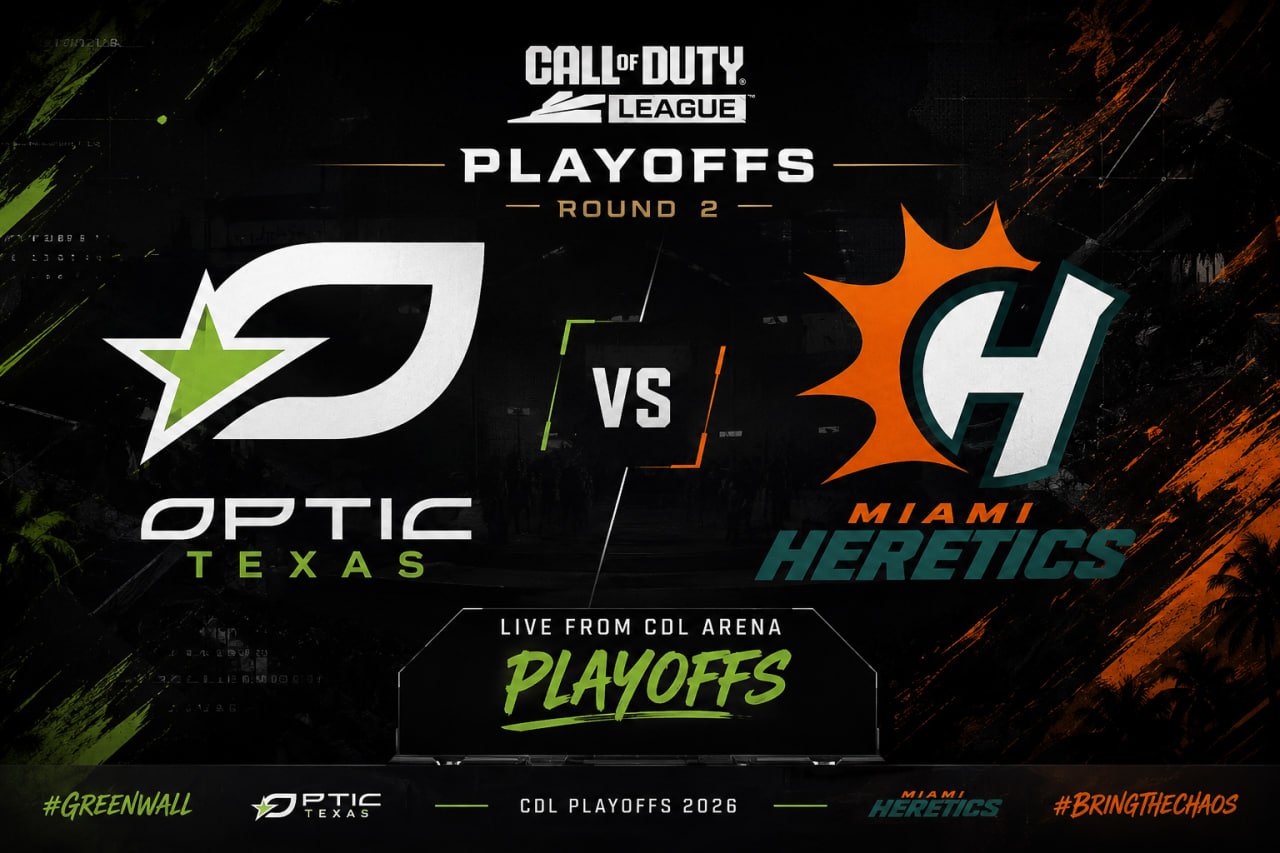 OpTic Texas vs Miami Heretics CDL Playoffs 2026 Prediction: The Favorite Aims for Victory