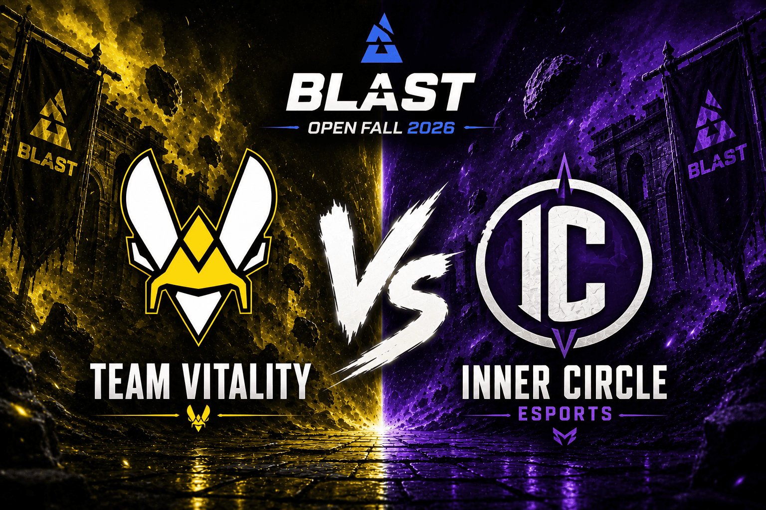 Team Vitality gegen Inner Circle Esports beim BLAST Open Fall 2026: Prognose und Livestream