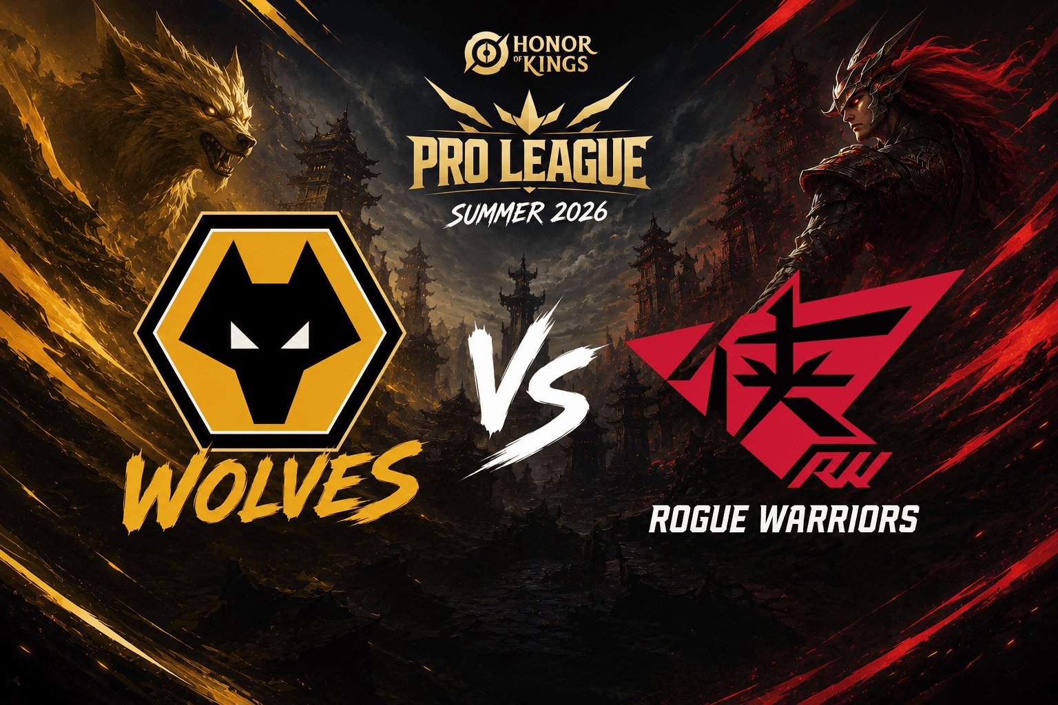 Palpite de jogo entre Wolves vs Rogue Warriors para o KPL Summer 2026: será que a Wolves se redimirá dos erros do passado?