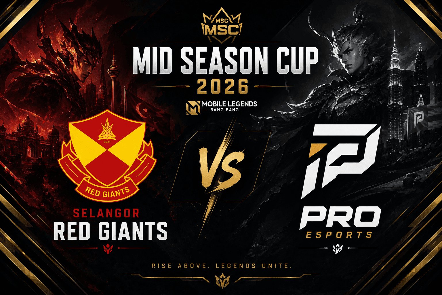 Palpite Selangor Red Giants vs PRO Esports no MLBB Mid Season Cup 2026