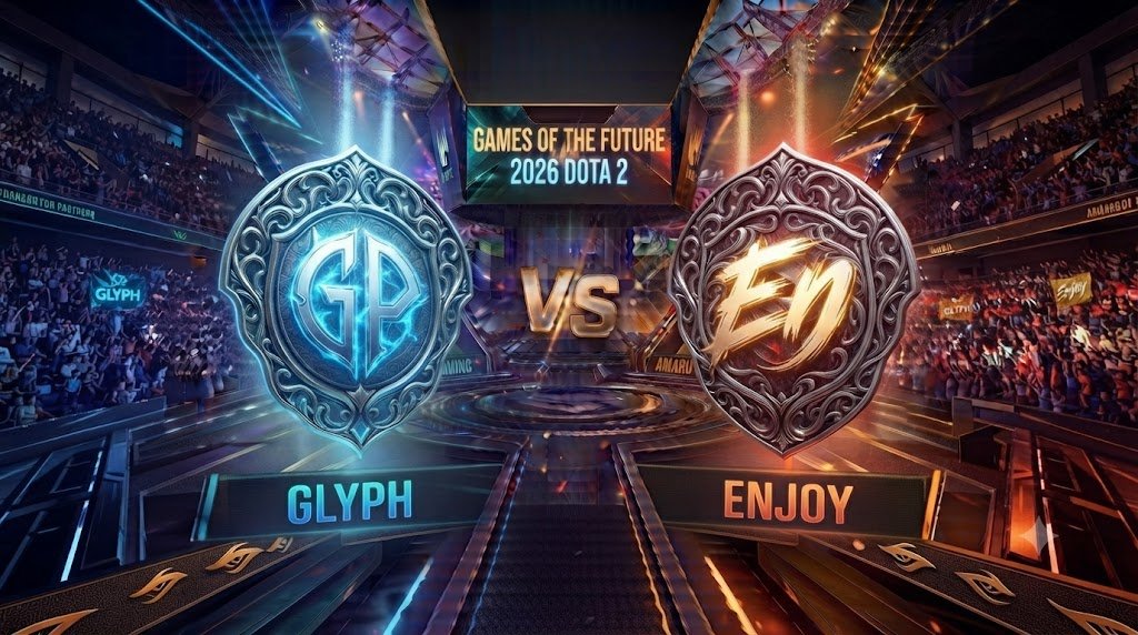 Prognose für das Spiel GLYPH — Enjoy bei den Games of the Future 2026 in Dota 2