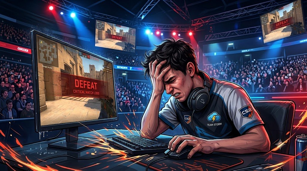 Die Psychologie des Tilts: Wie die Emotionen von E-Sportlern in CS2 eiserne Kombi-Wetten und Prognosen zerstören