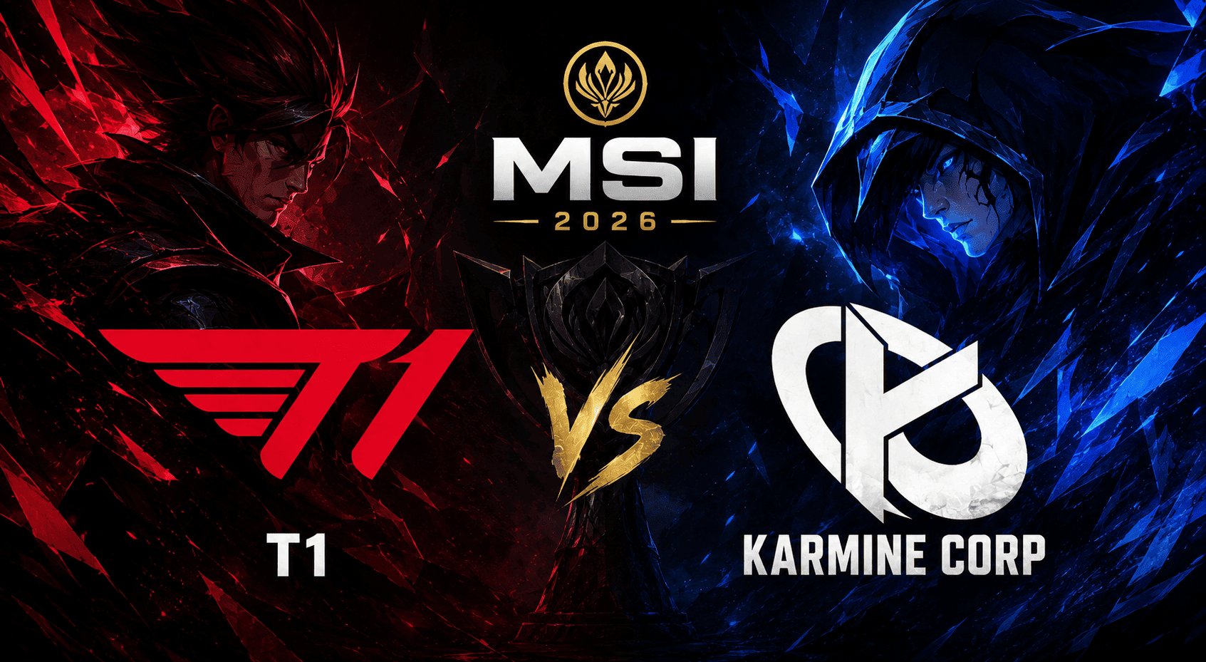 Palpite para a partida T1 vs Karmine Corp no League of Legends MSI 2026: batalha pela Fase de Chaves