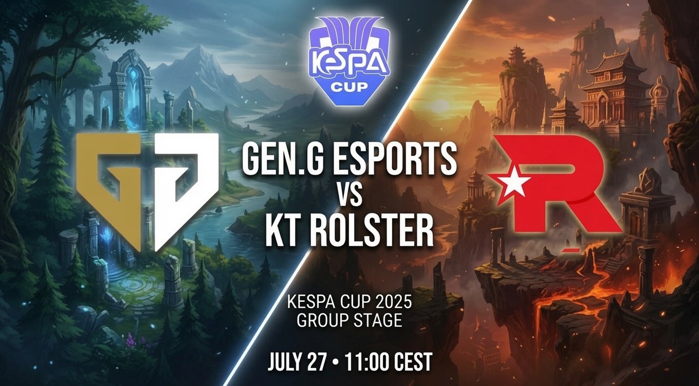 Gen.G Esports vs KT Rolster Prediction: KeSPA Cup 2026 Match Preview