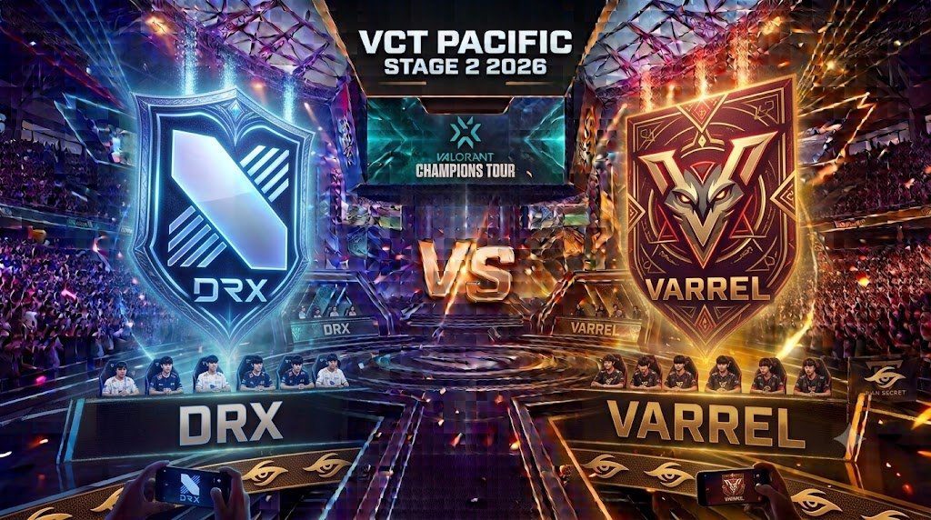 Prognose für das Spiel DRX vs. VARREL bei den VCT Pacific Stage 2 2026 in Valorant