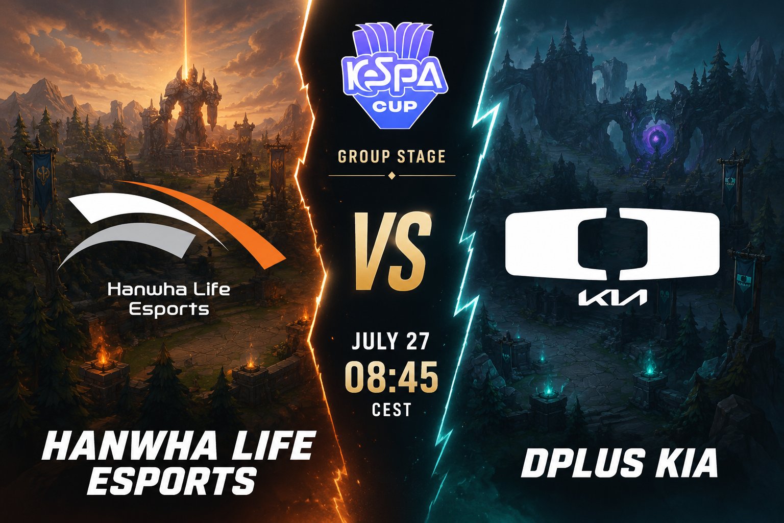 Hanwha Life Esports vs Dplus KIA: прогноз на матч KeSPA Cup 2026