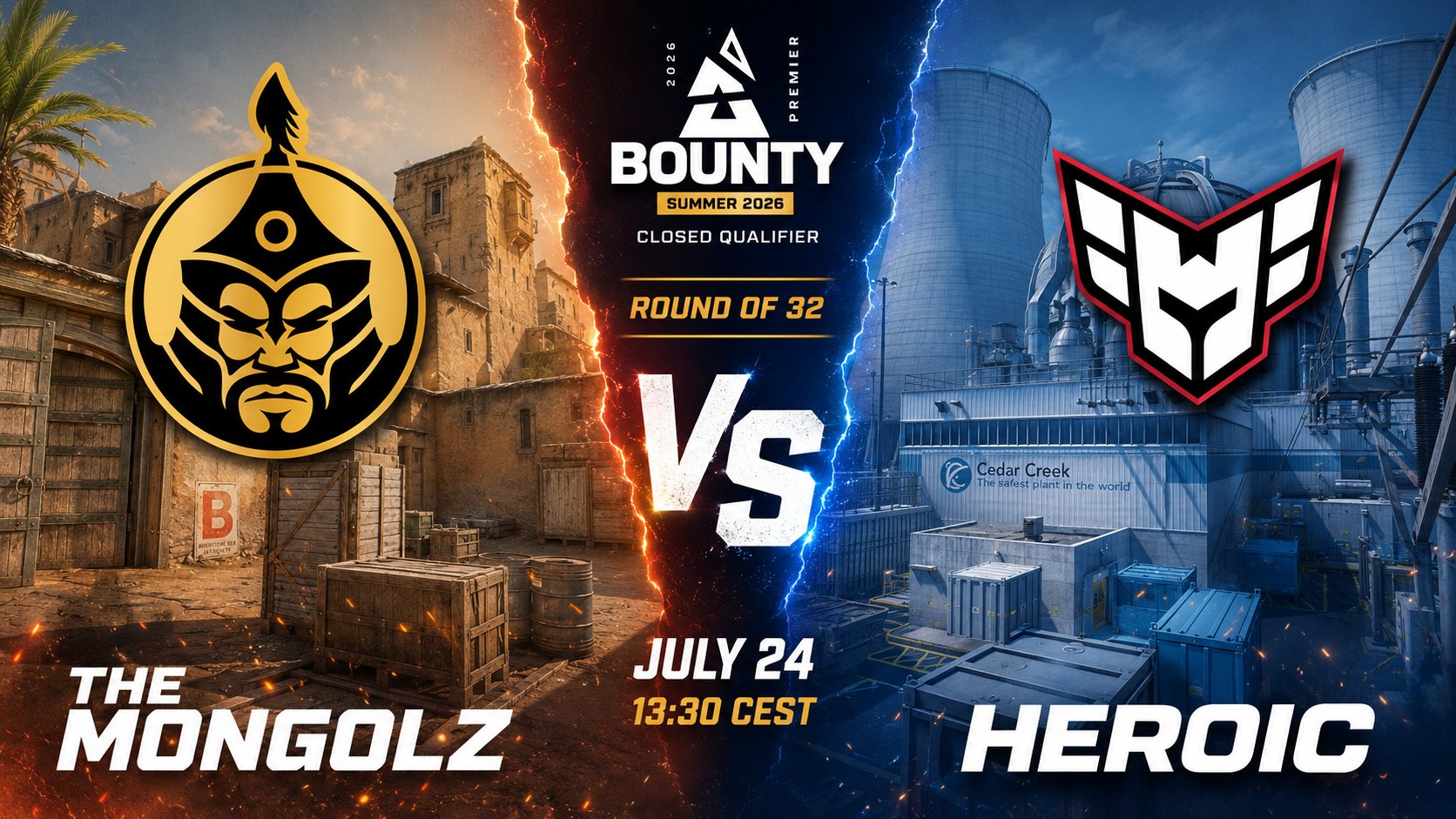 The Mongolz vs Heroic: Palpite para a partida do BLAST Bounty 2026