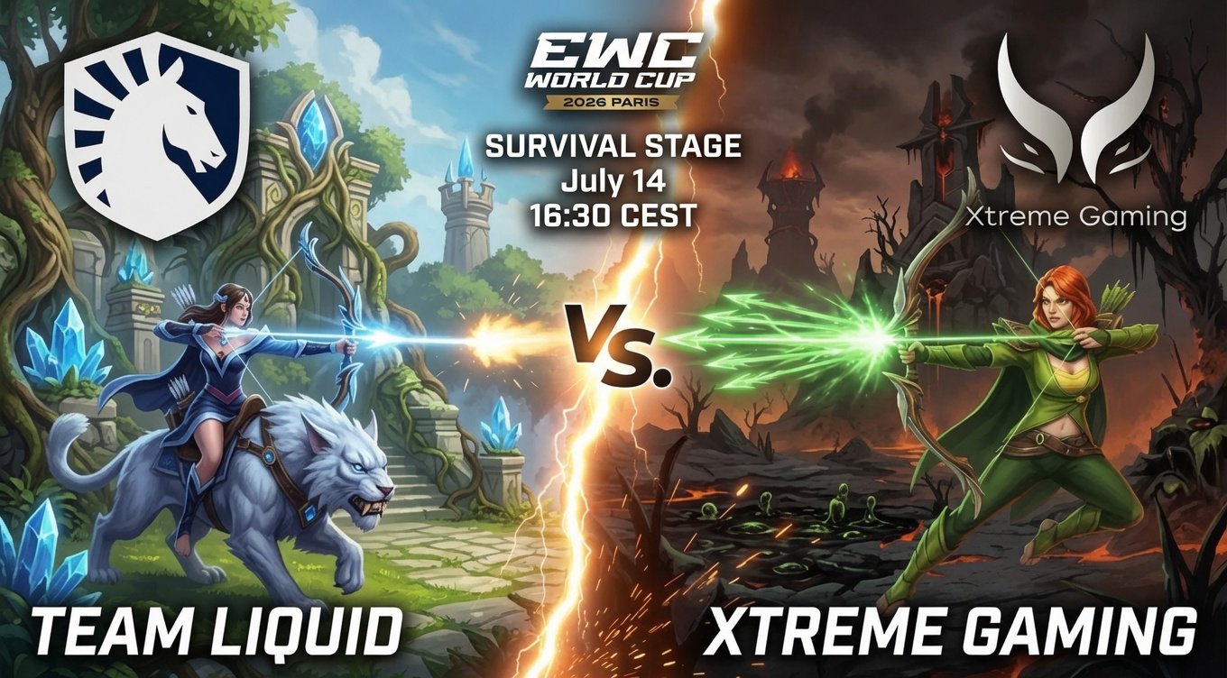 Team Liquid vs. Xtreme Gaming: Прогноз на матч Esports World Cup 2026 14 июля