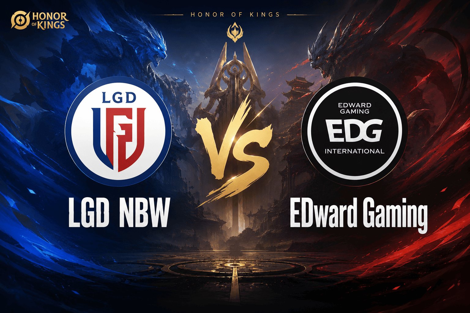 Palpite LGD NBW vs EDward Gaming: o favorito manterá sua sequência de vitórias na KPL Summer 2026?