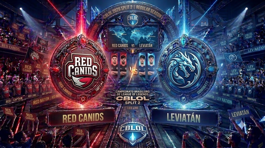 Prognose für das Spiel RED Canids gegen Leviatan beim CBLOL 2026 Split 2 in League of Legends