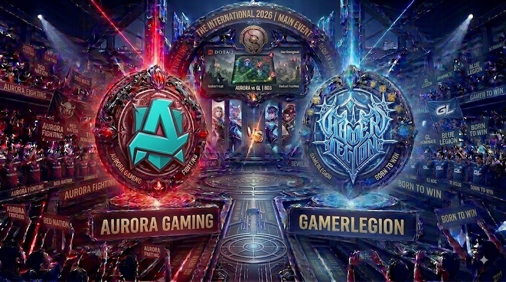 Aurora Gaming gegen GamerLegion bei The International 2026: Prognose und Livestream