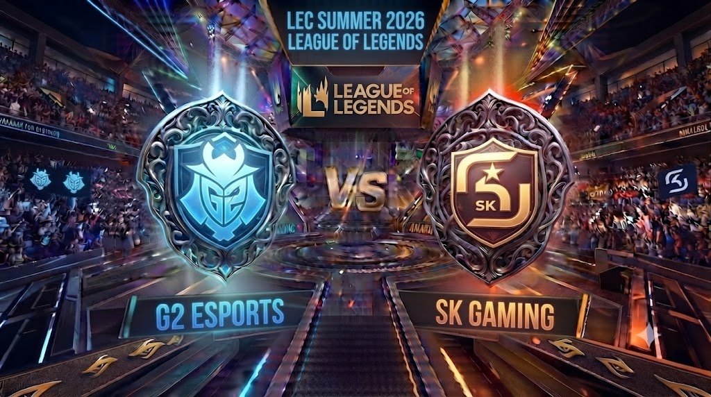 Prognose für das Spiel G2 Esports gegen SK Gaming bei der LEC Summer 2026 in League of Legends